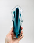 PAUL KEDELV COQUILLE SCULPTURAL GLASS VASE
