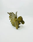 ANTIQUE FRENCH BRASS FIGHTING COCK/ROOSTER