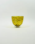 1989 SIGNED HETA LAGAAMBER TORTOISE ART GLASS FOOTED MINI BOWL