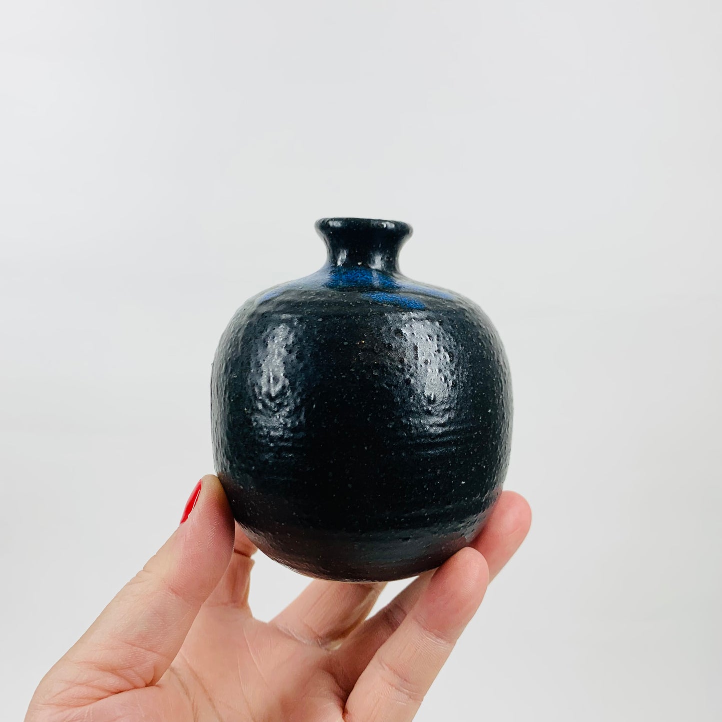 JAPANESE SQUAT BOTTLE MINI VASE