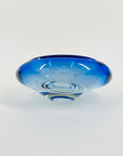 1950s MURANO COBALT BLUE SOMMERSO BOWL/ASHTRAY