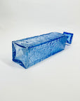 1960s FINNISH BARK GLASS BOTTLE VASE BY KAJ BLOMQIST