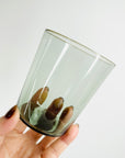 1960s NUUTARJAVI GREY GLASS STACKABLE TUMBLERS