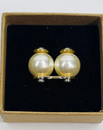 VINTAGE LOUIS VUITTON COSTUME GOLD PEARL RING