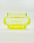 LARGE MIDCENTURY FINNISH URANIUM GLASS VASE BY HELENA TYNELL FOR RIIHIMAEN LASI