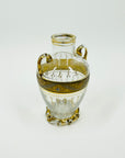 ANTIQUE VENETIAN HAND PAINTED MINI AMPHORA VASE WITH GOLD GILDING
