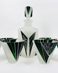 KARL PALDA GREEN BLACK DECANTER SET