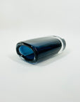 1950s NAVY BLUE SOMMERSO GLASS POSY VASE BY NILS LANDBERG FOR ORREFORS
