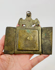 ANTIQUE CHRISTIAN ORTHODOX TRAVEL TRIPTYCH