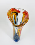 MURANO ART GLASS SWUNG VASE