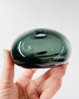 1960s SWEDISH CHRISTINA GREY GLASS MINI SQUAT VASE