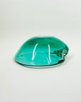 1950s MURANO TURQUOISE BLUE SOMMERSO SHELL BOWL/ASHTRAY