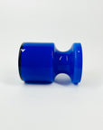 1960s SWEDISH ALSTERFORS CASED COBALT BLUE GLASS POSY VASE