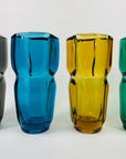 1960s SKLO UNION RUDOLFOVA GLASS VASE BY FRANTISEK VIZNER