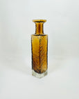 1960s FINNISH BARK GLASS BOTTLE VASE BY KAJ BLOMQIST