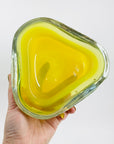 1950s LEMON OPALESCENT GLASS BOWL/ASHTRAY