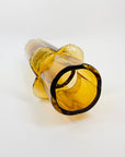 1960s FINNISH AMBER GLASS VASE BY KAL BLOMQIST