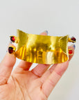 RUNWAY 1980s GUCCI GRIPOIX TUTTI FRUITTI CUFF
