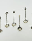 ANTIQUE JAPANESE STERLING SILVER ETCHED SPOON