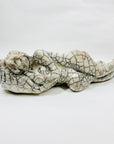 ABSTRACT CRACKLE POTTERY SCULPTURE