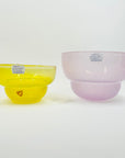 1960s COLOUR OPALESCENT GLASS BOWL BY GUNNAR CYREN FOR ORREFORS