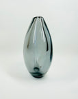 1950s GREY SOMMERSO GLASS VASE BY SVEN PALMQVIST FOR ORREFORS