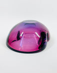 1960s PINK PURPLE COBALT BLUE SOMMERSO FACETED INFINITY GLASS BOWL