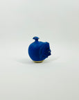 1960s JAPANESE COBALT BLUE BRUTALIST MINI POTTERY VASE