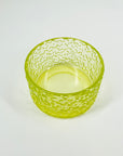 MIDCENTURY FINNISH URANIUM GLASS JESPERI BOWL BY ERKKITAPIO SIIROINEN FOR RIIHIMAEN LASI