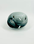 1950s GREY SOMMERSO GLASS VASE BY SVEN PALMQVIST FOR ORREFORS