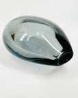 1950s GREY SOMMERSO GLASS VASE BY SVEN PALMQVIST FOR ORREFORS