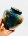 RETRO FLAMBE POTTERY VASE