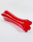 RED SWUNG VASE