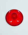 1950s MURANO RUBY RED GLASS CANDLE HOLDER