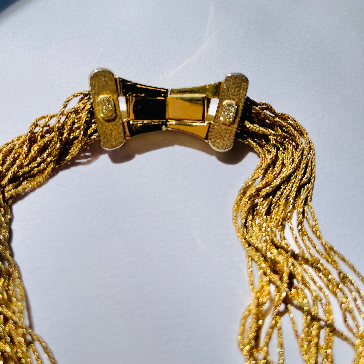 1975 CHRISTIAN DIOR MULTI-STRANDS STATEMENT NECKLACE