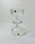 JAPANESE HOYA ICE GLASS WIDE COUPE/DESSERT BOWLS