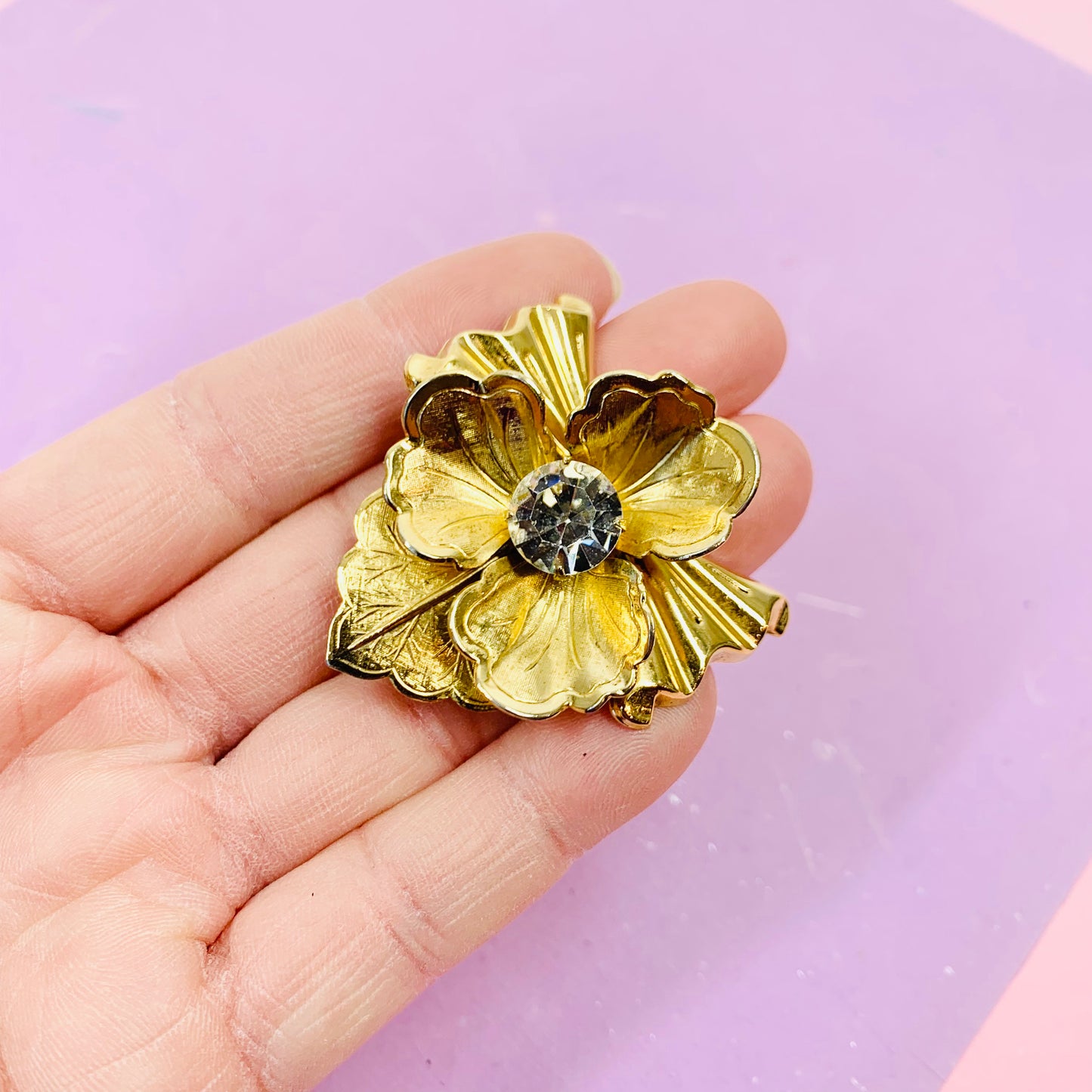 LAYERED FLOWER EARRINGS