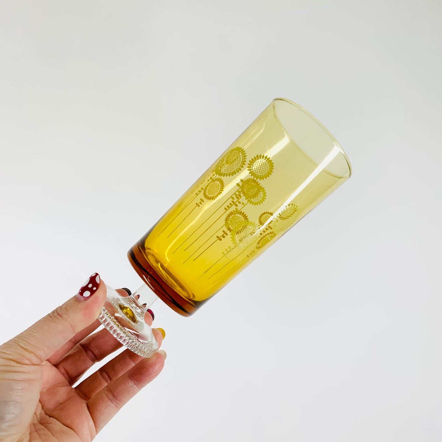1970s Japanese laminated glass highball