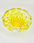 PINEAPPLE GLASS BOWL/COMPORT