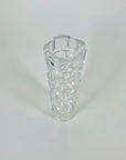 1960s J G Durand France Windsor Rubis clear glass vase