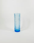 Rare MCM blue Ravenhead bark glass posy vasep