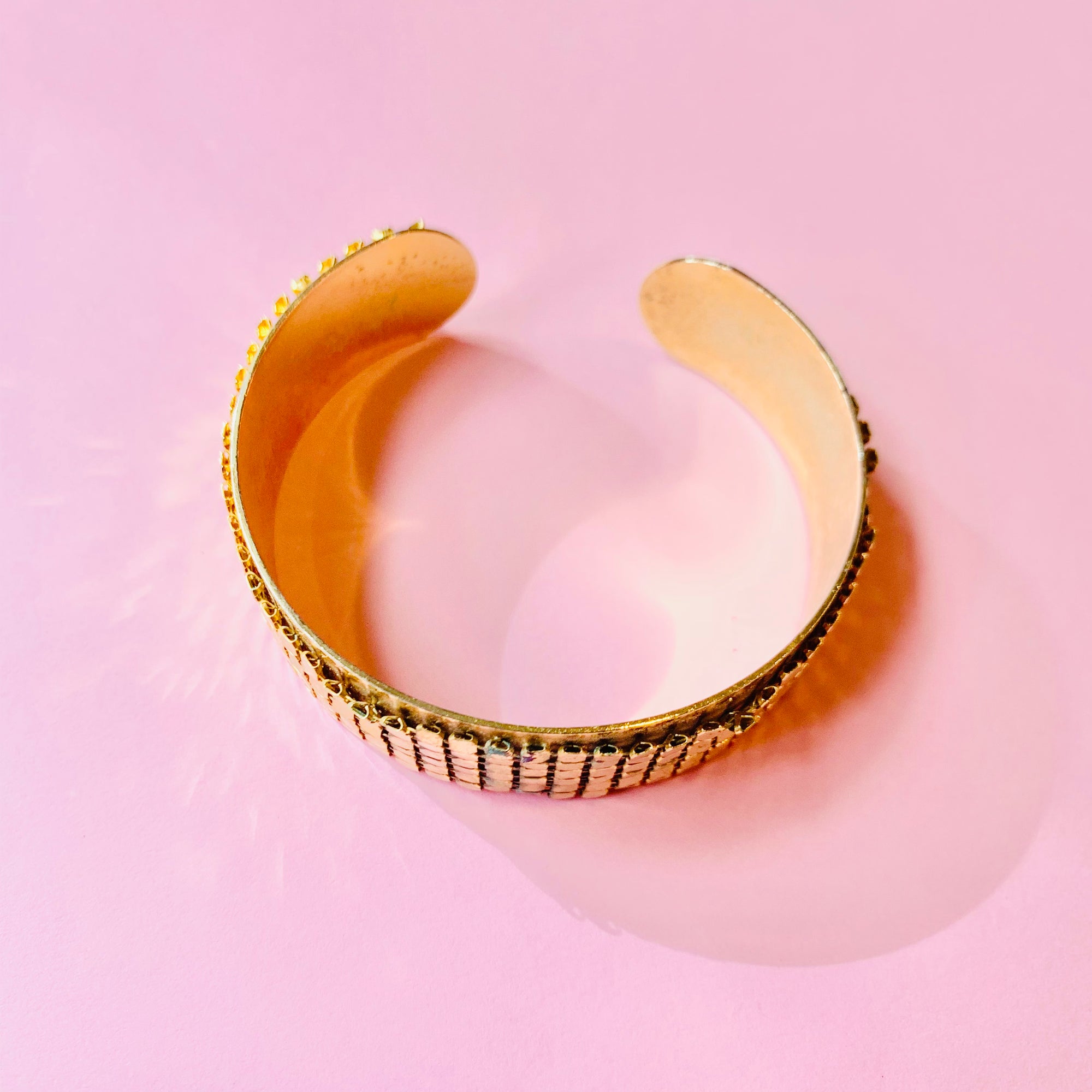 1970s Whiting Davis mesh bangle