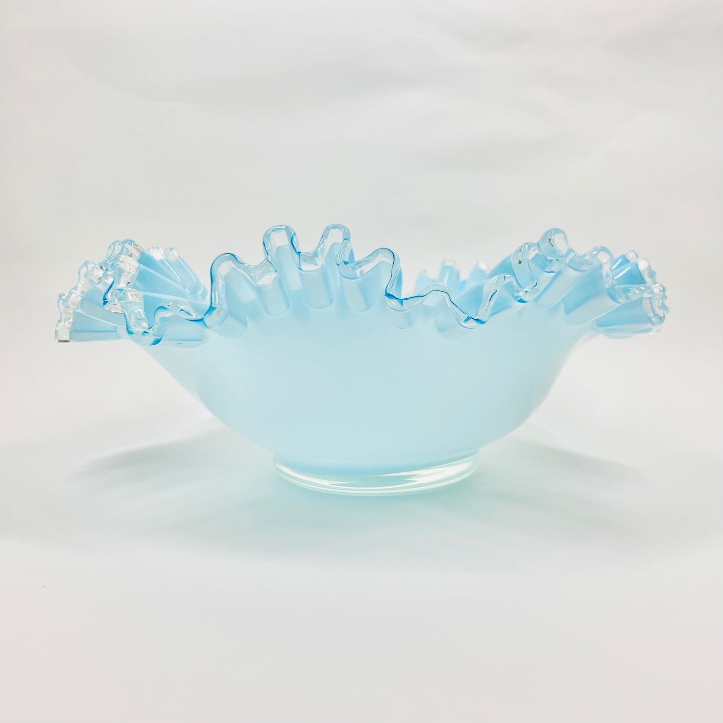 BLUE RUFFLE BOWL