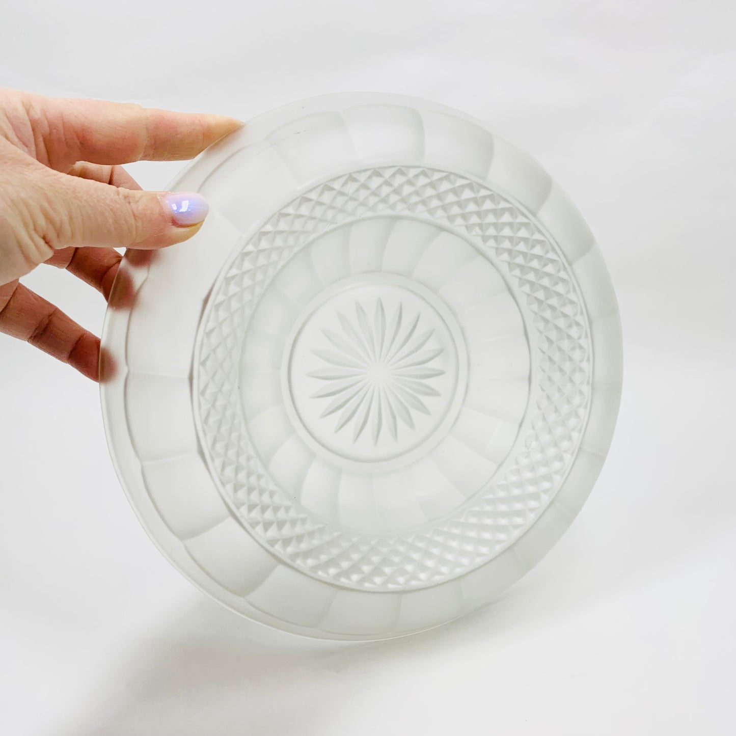 ART DECO GLASS FLOAT BOWL