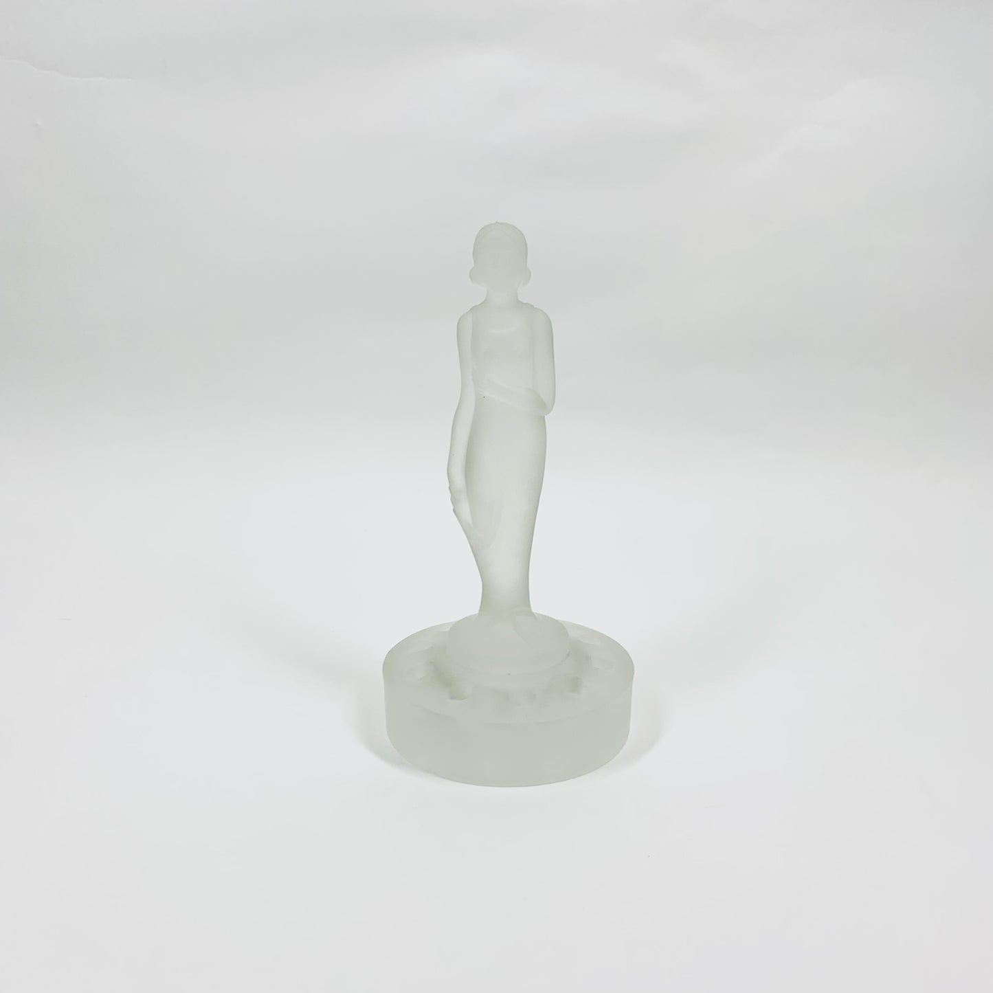 ART DECO GLASS FLOAT BOWL