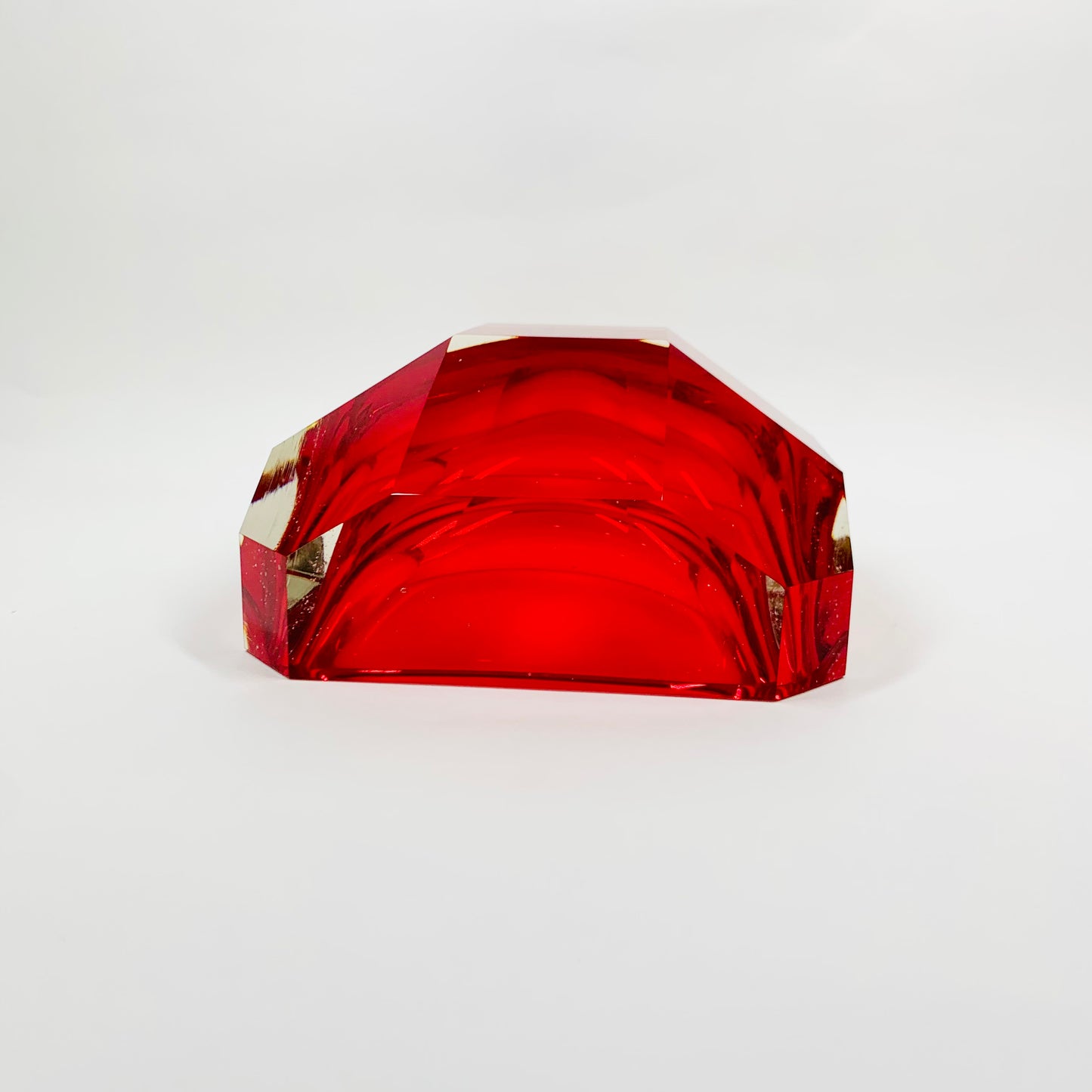 FACETED SQUARE MANDRUZZATO BOWL