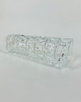 1960s J G Durand France Windsor Rubis clear glass vase