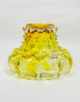 1950s JAPANESE PINEAPPLE GLASS BOWL/COMPORT