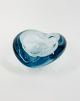 1960s signed Holmegaard glass ashtray