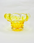 1950s JAPANESE PINEAPPLE GLASS BOWL/COMPORT